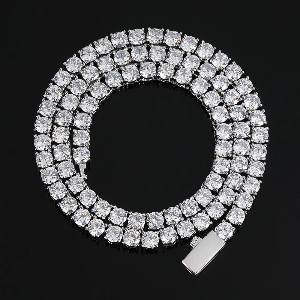 3mm Iced Out Tennis Chain Bracelet - 1